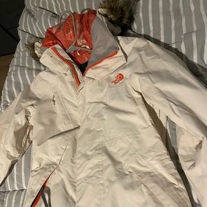 North face jacket women wind proof